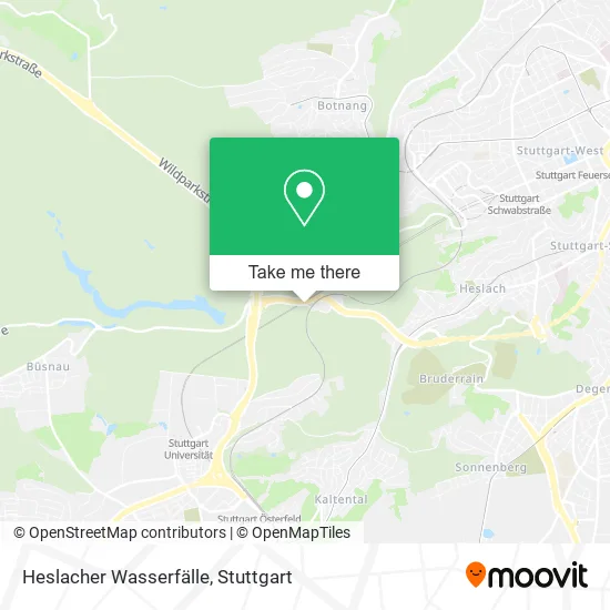 Карта Heslacher Wasserfälle