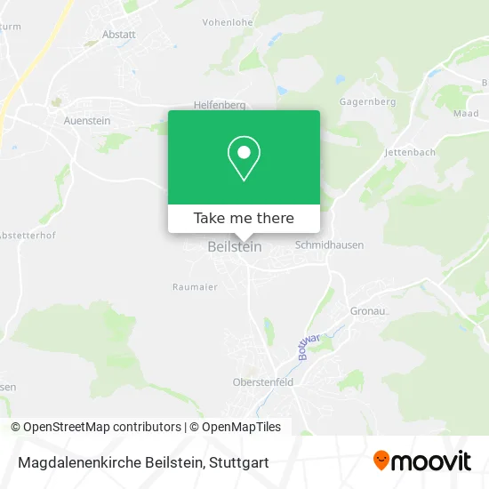 Magdalenenkirche Beilstein map