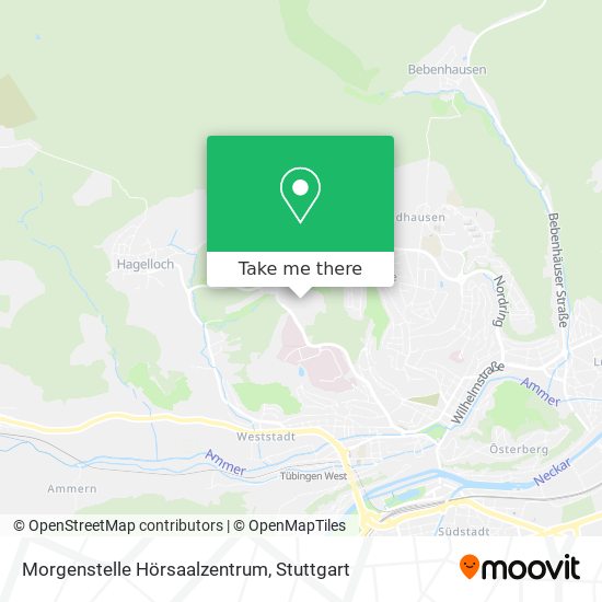 Карта Morgenstelle Hörsaalzentrum