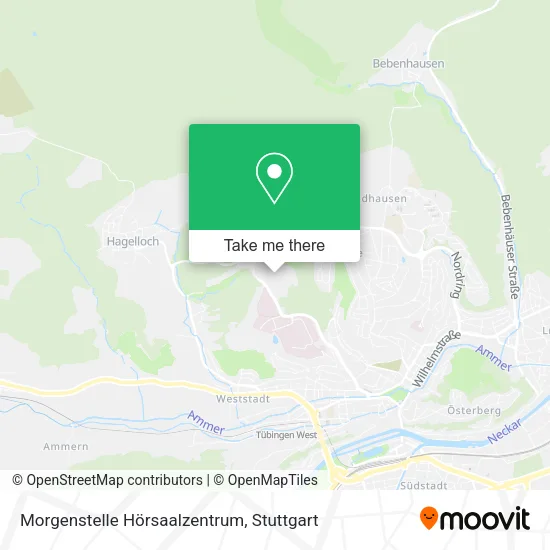 Карта Morgenstelle Hörsaalzentrum