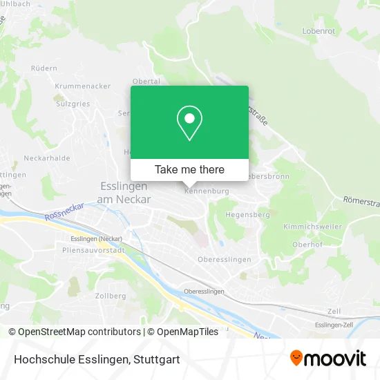 Карта Hochschule Esslingen