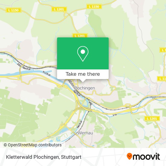 Kletterwald Plochingen map