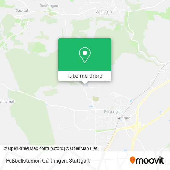 Карта Fußballstadion Gärtringen