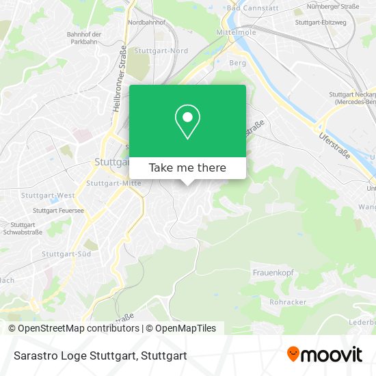 Sarastro Loge Stuttgart map