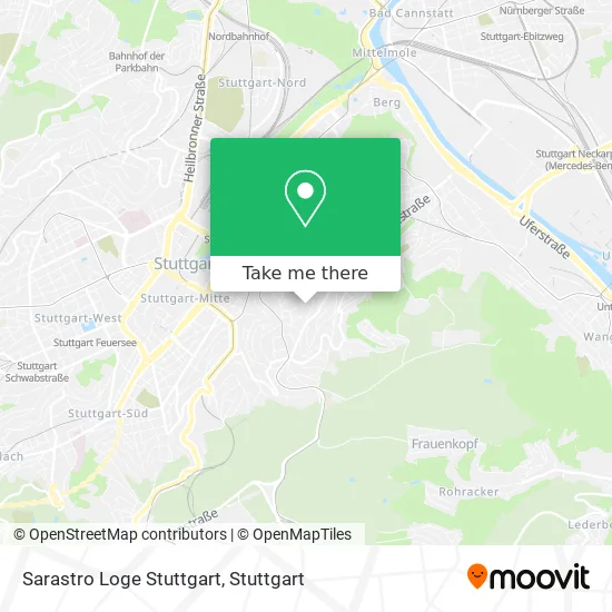 Карта Sarastro Loge Stuttgart