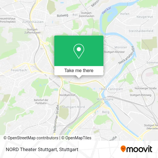 Карта NORD Theater Stuttgart