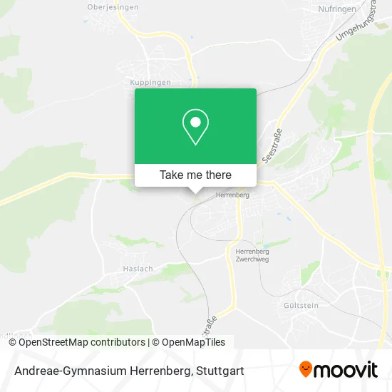 Карта Andreae-Gymnasium Herrenberg
