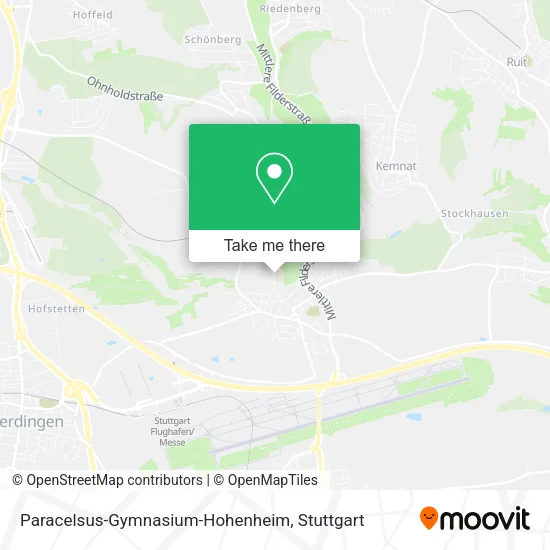 Карта Paracelsus-Gymnasium-Hohenheim