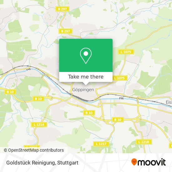 Goldstück Reinigung map