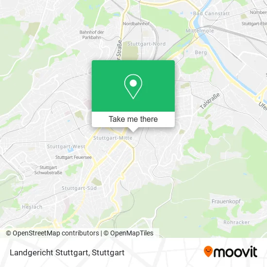 Карта Landgericht Stuttgart