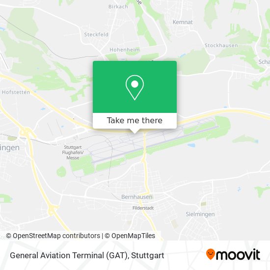 General Aviation Terminal (GAT) map
