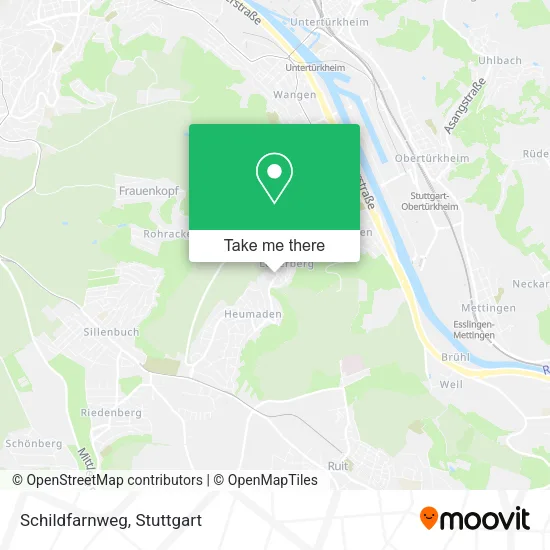 Карта Schildfarnweg