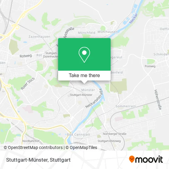 Карта Stuttgart-Münster