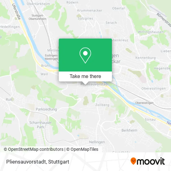 Карта Pliensauvorstadt