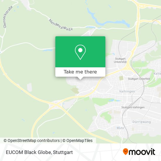 EUCOM Black Globe map