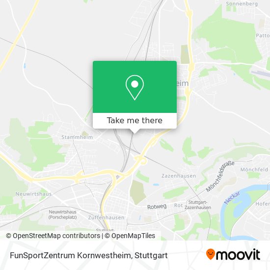 FunSportZentrum Kornwestheim map