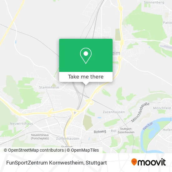Карта FunSportZentrum Kornwestheim