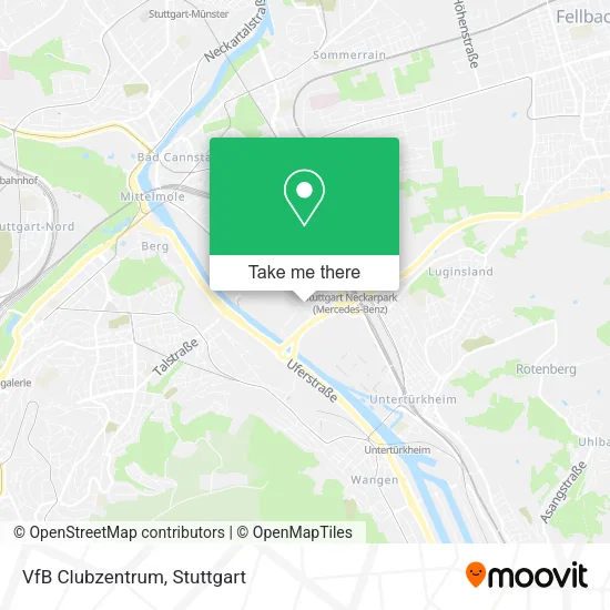VfB Clubzentrum map