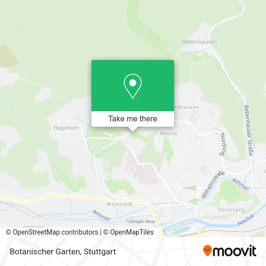 Карта Botanischer Garten
