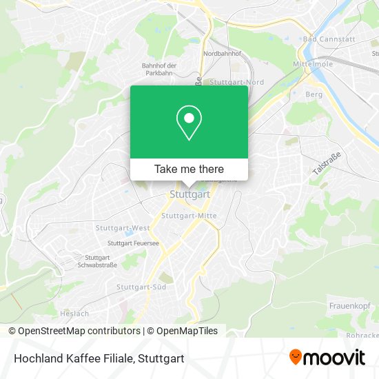 Hochland Kaffee Filiale map