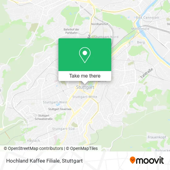 Карта Hochland Kaffee Filiale