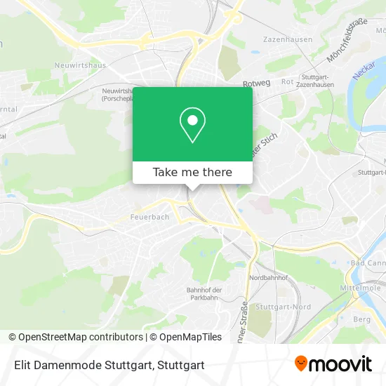 Карта Elit Damenmode Stuttgart