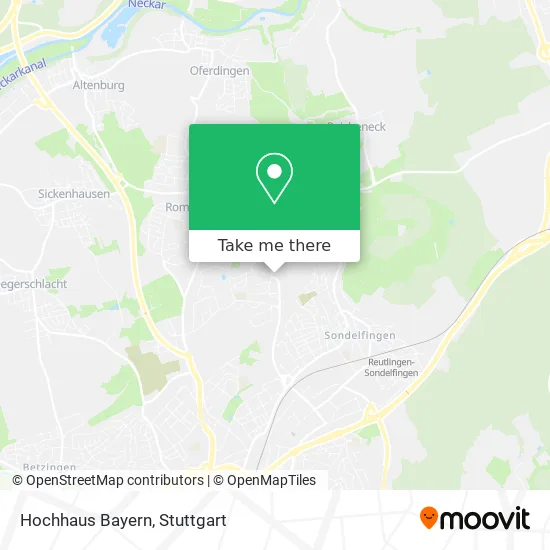 Карта Hochhaus Bayern