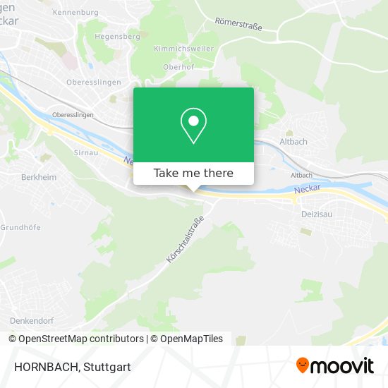 HORNBACH map