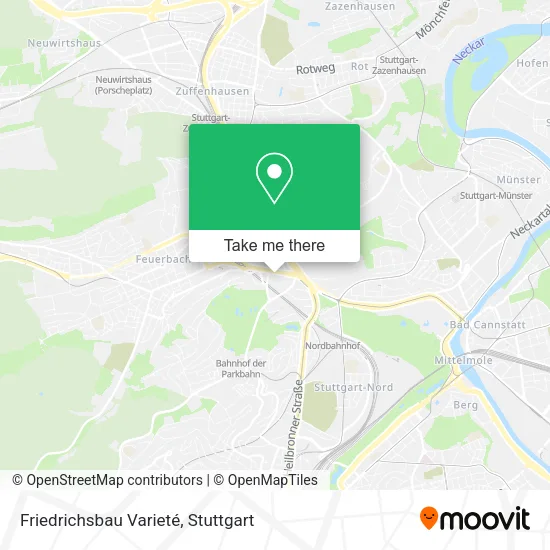 Карта Friedrichsbau Varieté