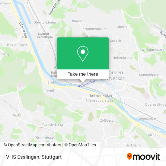 Карта VHS Esslingen