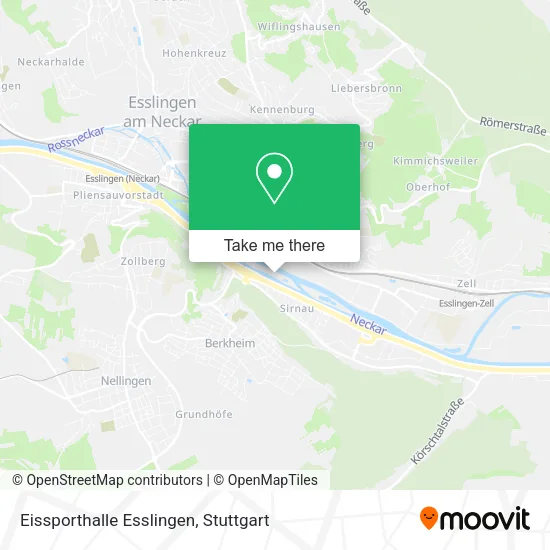 Карта Eissporthalle Esslingen