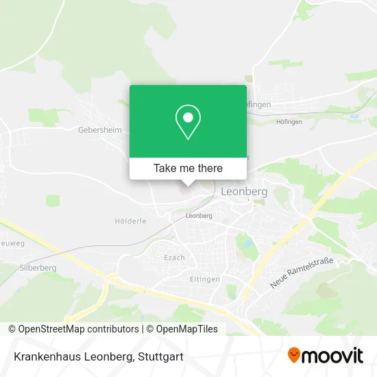 Карта Krankenhaus Leonberg