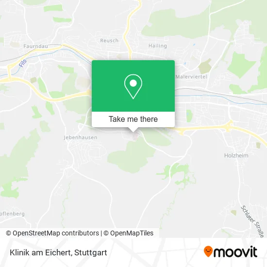 Карта Klinik am Eichert