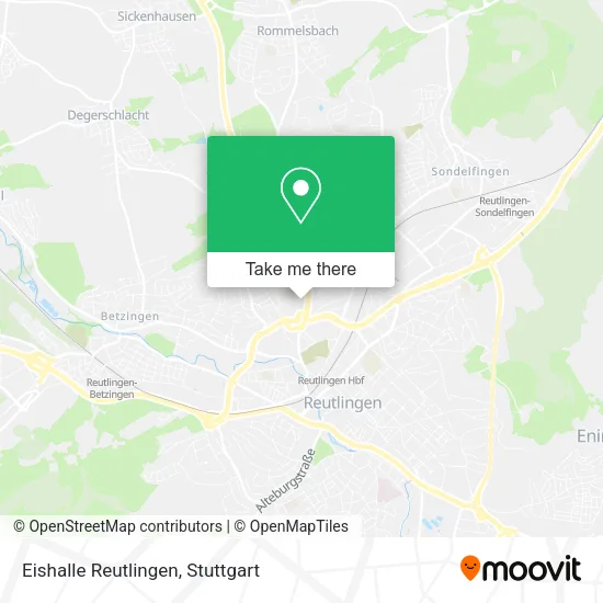Карта Eishalle Reutlingen