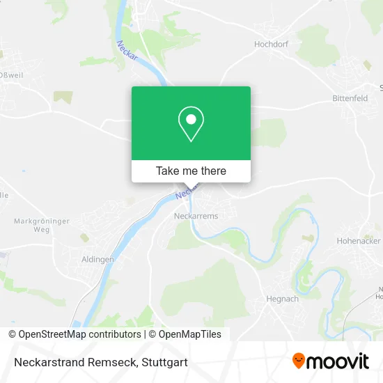 Карта Neckarstrand Remseck
