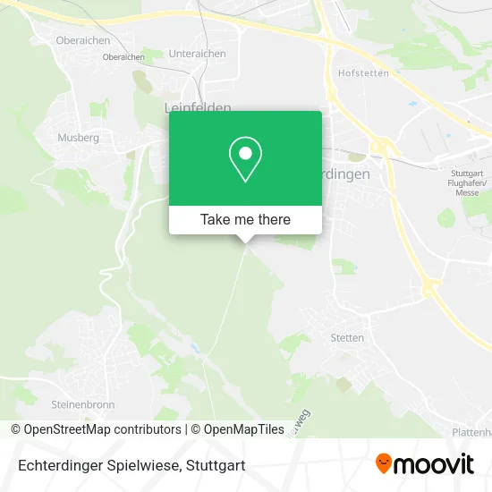 Карта Echterdinger Spielwiese