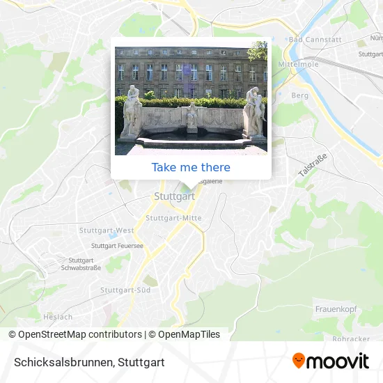 Карта Schicksalsbrunnen