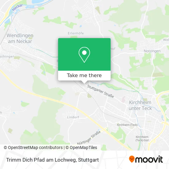 Карта Trimm Dich Pfad am Lochweg