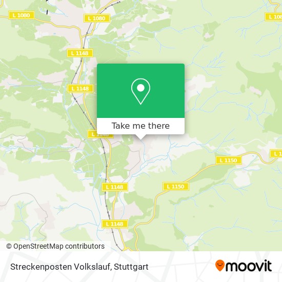 Streckenposten Volkslauf map