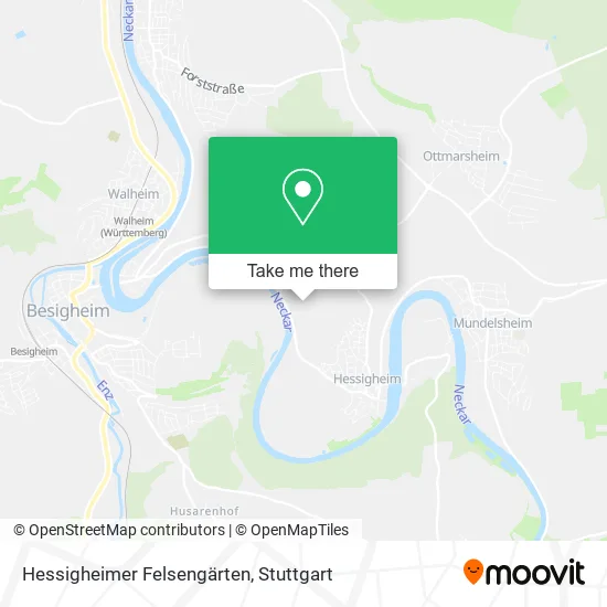 Карта Hessigheimer Felsengärten