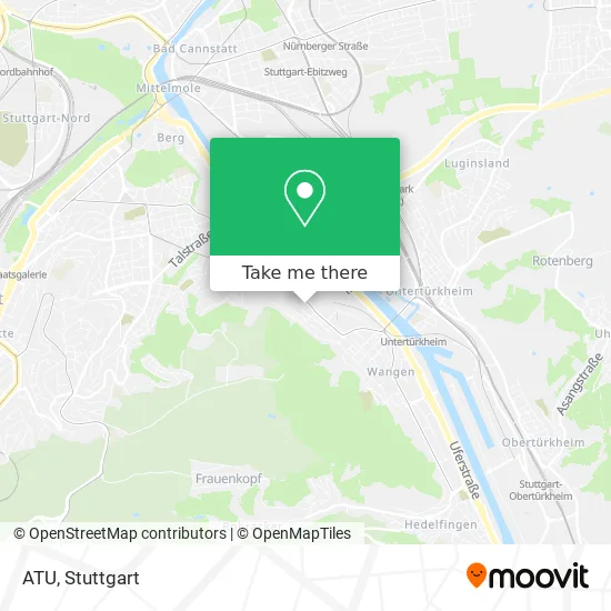 Карта ATU