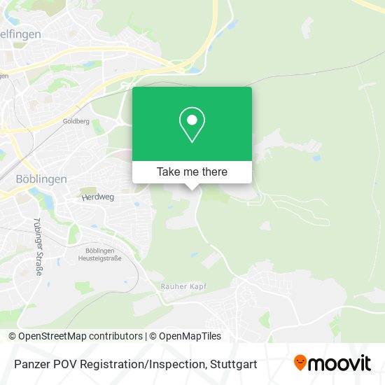 Panzer POV Registration / Inspection map