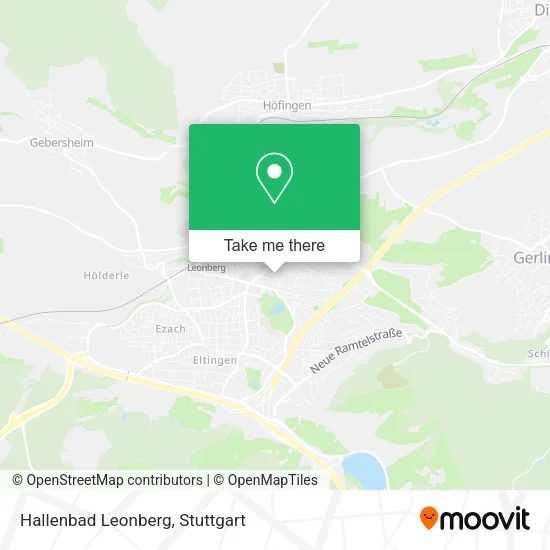 Карта Hallenbad Leonberg