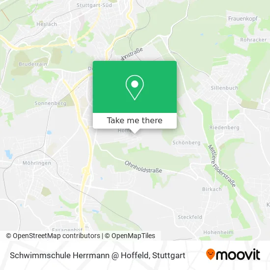 Карта Schwimmschule Herrmann @ Hoffeld