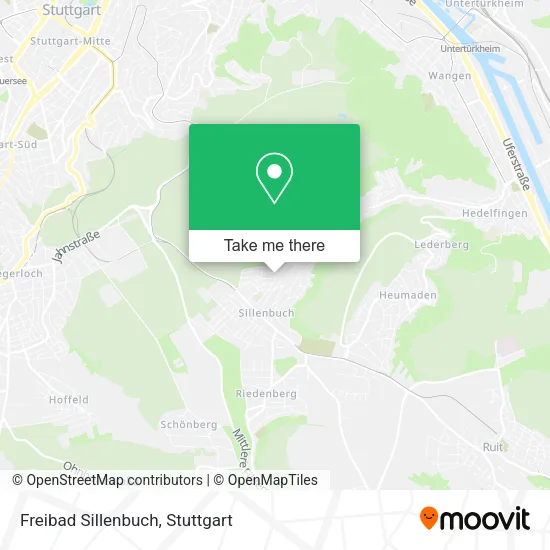 Карта Freibad Sillenbuch