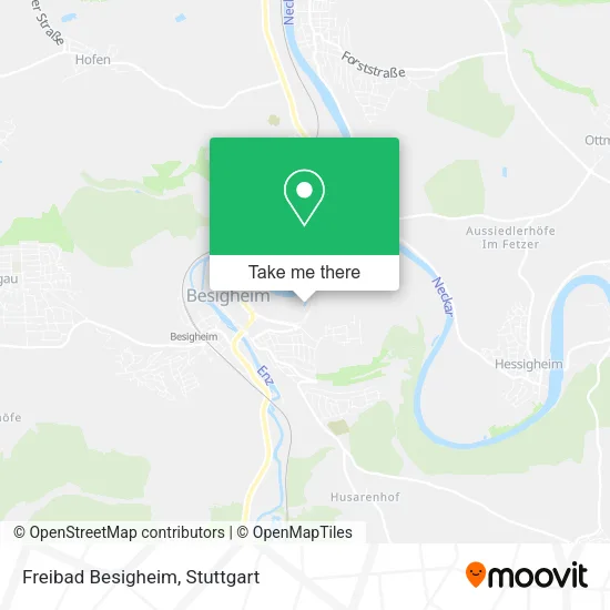 Карта Freibad Besigheim