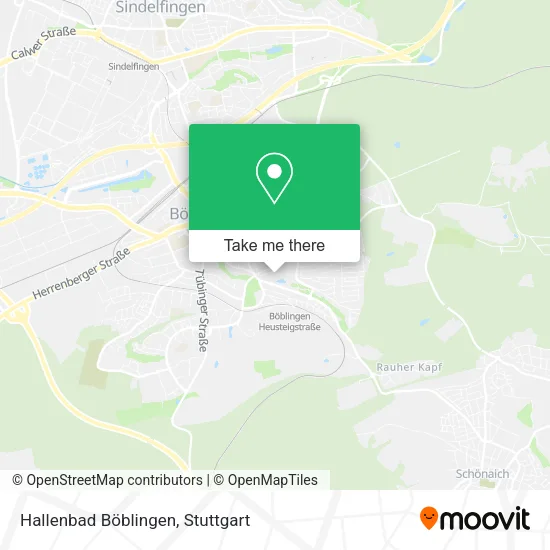 Карта Hallenbad Böblingen