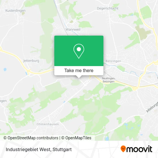 Карта Industriegebiet West