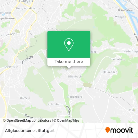 Карта Altglascontainer