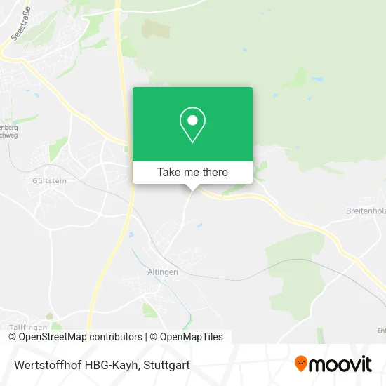 Карта Wertstoffhof HBG-Kayh